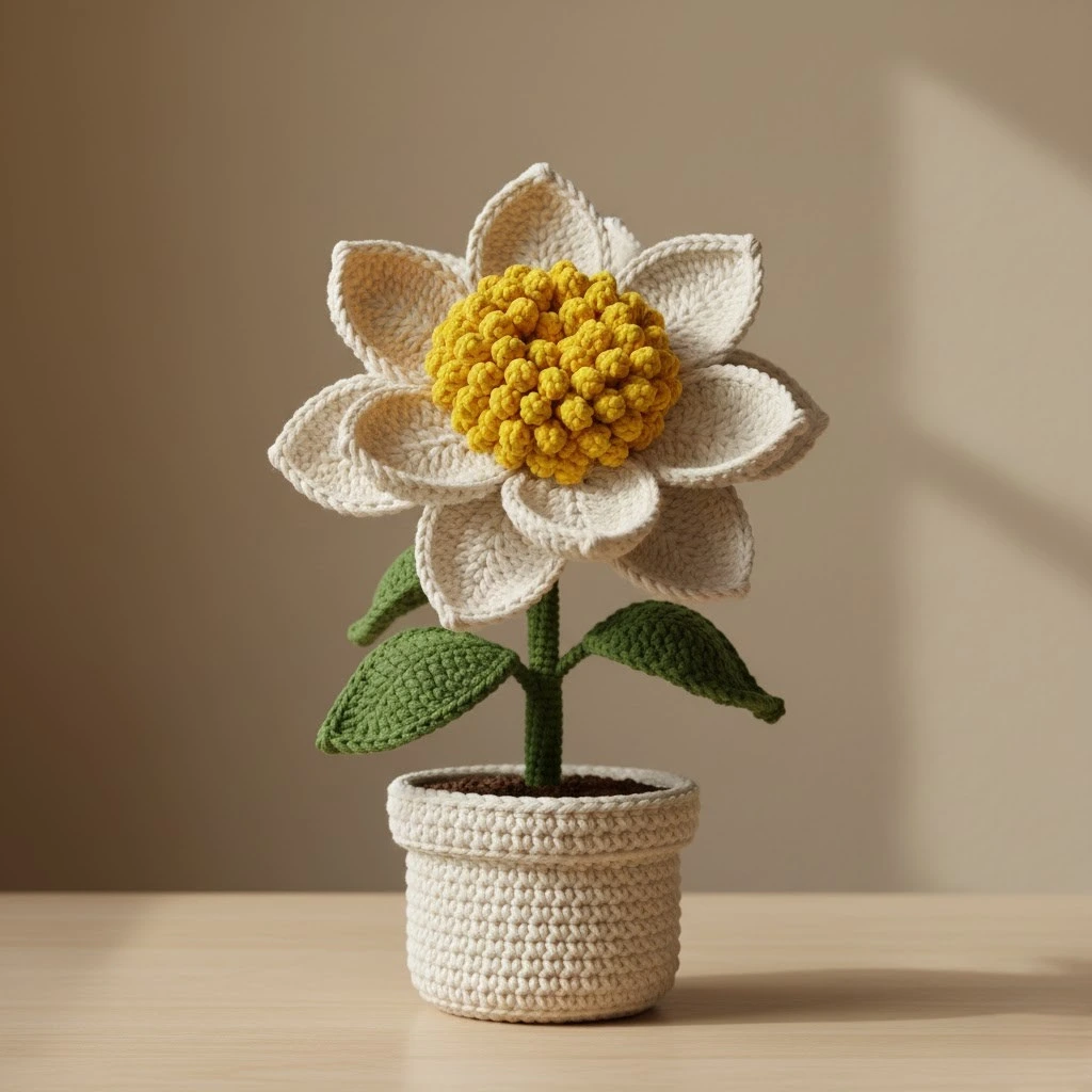 Amigurumi de flor