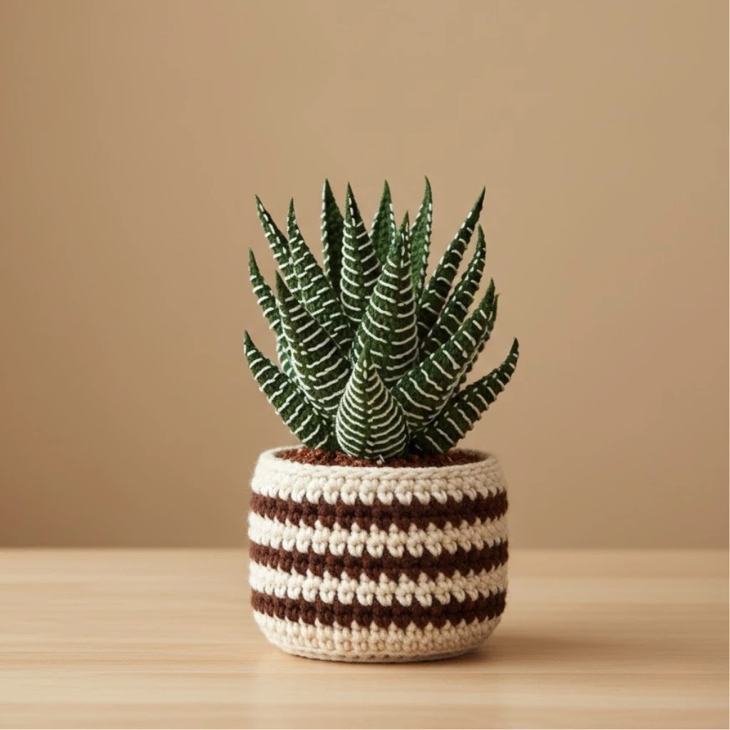 Amigurumi de suculenta