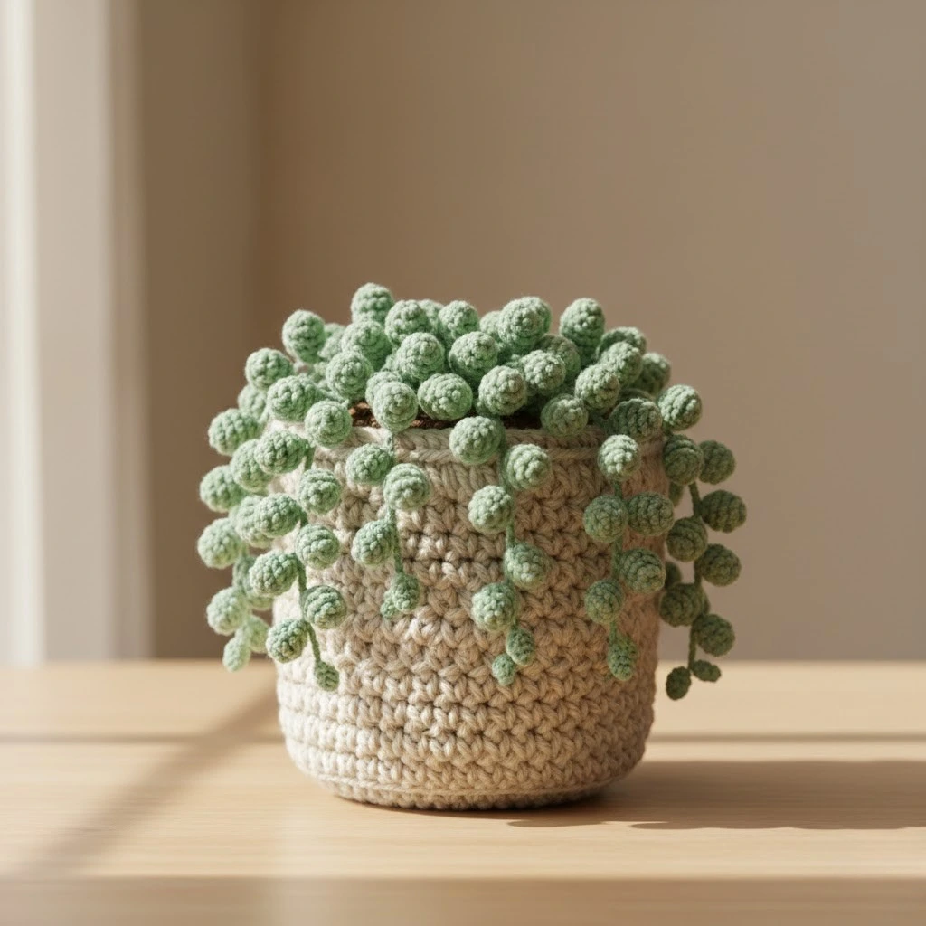Amigurumi de suculenta